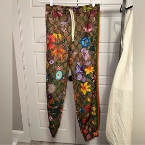 Gucci Multicolor Floral Joggers